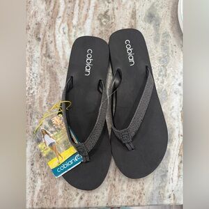 Cobian Black Flip Flops